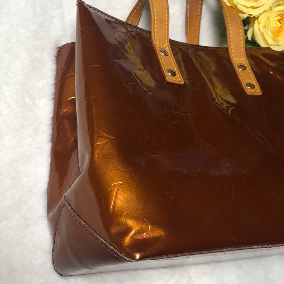 Louis Vuitton Vintage Authentic Monogram Bronze Vernis Tote;Date Code:MI0011 - Picture 16 of 16